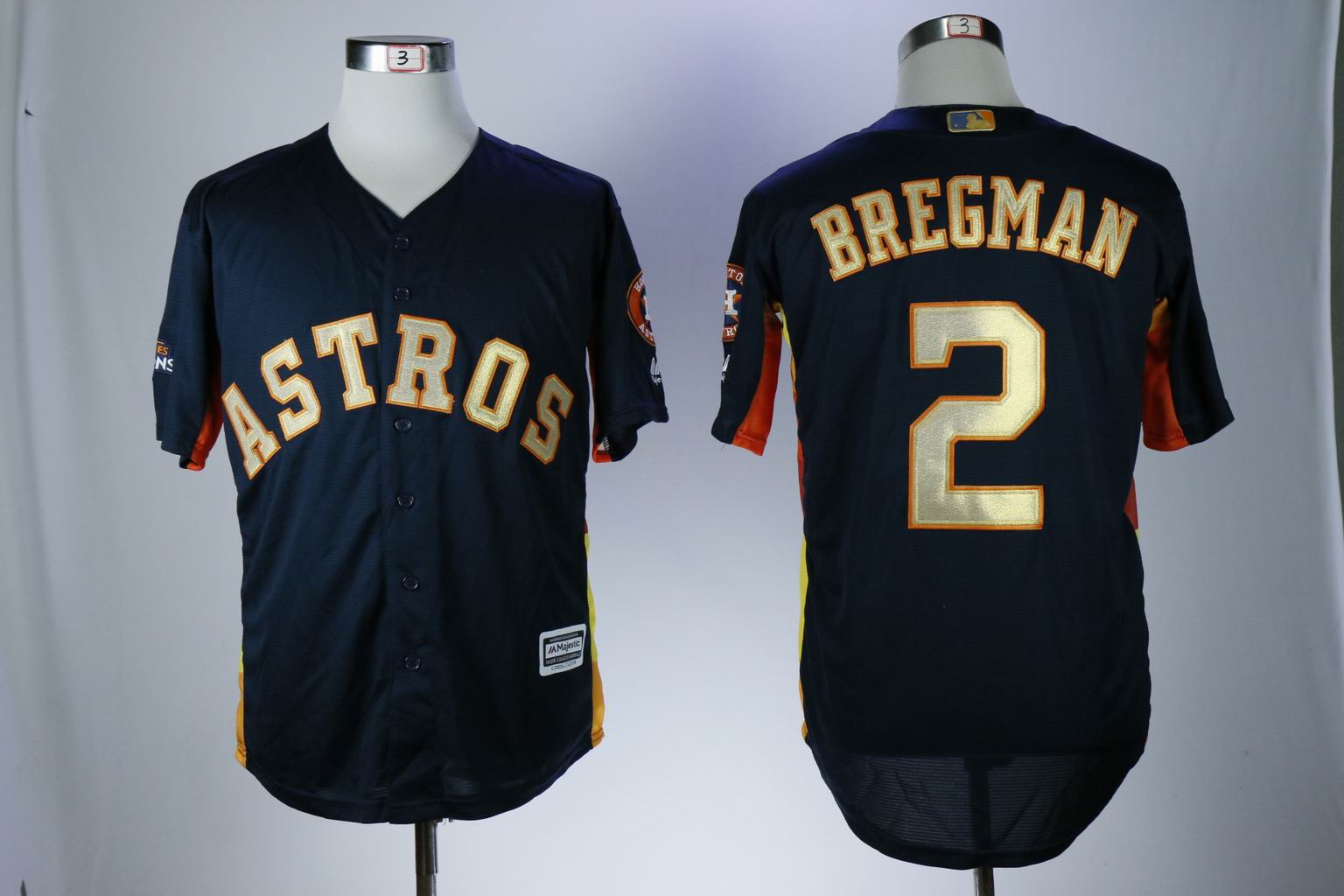 2017 world championship Houston Astros gold jerseys-031